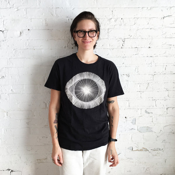 T-Shirt: Black w/ White Eye