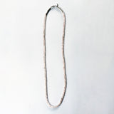 Bead Neck #400: Quartz Rose w/Sil