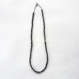 Bead Neck #403: Smoky Quartz w/Sil- TQ Barel & Quartz Rut