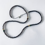 Bead Neck #403: Smoky Quartz w/Sil- TQ Barel & Quartz Rut
