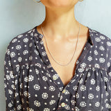 Bead Neck #101: Silver w/Coral & Turquoise 2