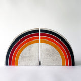 Bookends: Rings Rainbow