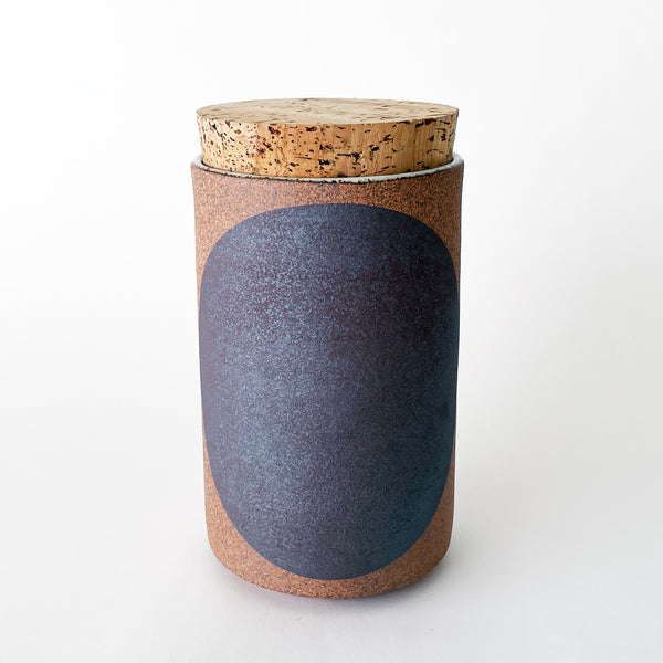 Canister Tall: Full Moon Dark Brown / Tucker
