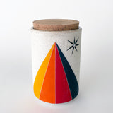 Canister Tall: Prism w/ Star