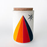 Canister Tall: Prism w/ Star