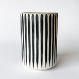 Canister Tall: Stripes Black