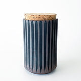 Canister Tall: Stripes Black TXD