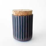 Canister Tall: Stripes Black TXD