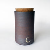 Canister Tall: Full Moon Dark Brown / TXD