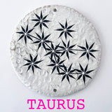 Custom: Astrological Discs / Full Moon White