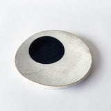 Dish Rnd Small: Indigo Dot