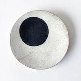 Dish Rnd Small: Indigo Dot