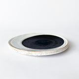 Dish Rnd Large: Crescent Indigo