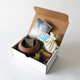 GIFT BOX: Rock Vessel & Palo Santo / Rainbow Rings TXD
