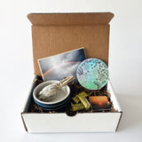 GIFT BOX: Votive & Sage / Indigo Rings