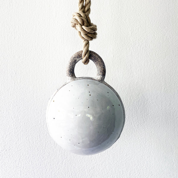 Jingle Bell Domed: Full Moon White