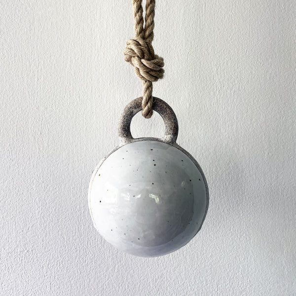 Jingle Bell Domed: Full Moon White