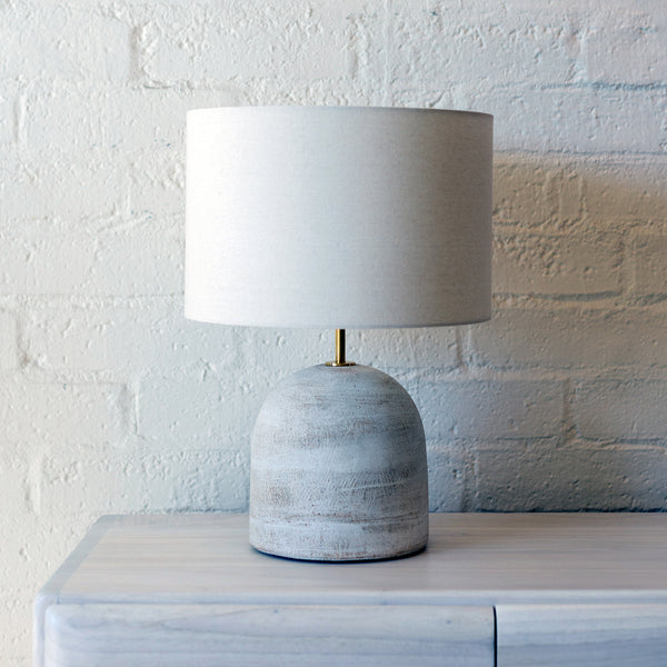 Lamp Kora Wide: White / Natural
