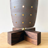 Lantern Taper XXL Grid TXD: X Wood Base