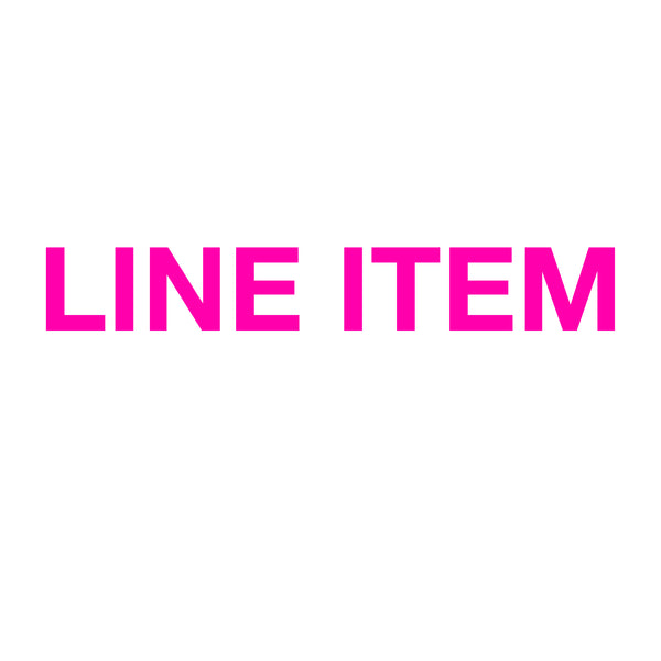 LINE ITEM FOR ADDITIONAL BOXES