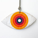 Ornament Large Eye: Rings Rainbow