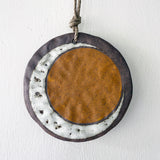 Ornament Rnd Large Crescent Yellow / Tucker