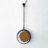 Ornament Rnd Large Crescent Yellow / Tucker