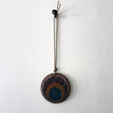 Ornament Rnd Large: Nested Three Dk Brown / Tucker