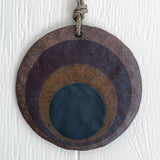 Ornament Rnd Large: Nested Three Dk Brown / Tucker