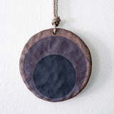 Ornament Rnd Large: Nested Two Dk Brown / Tucker