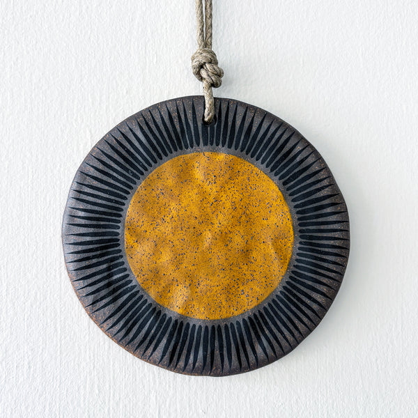 Ornament Rnd Large: New Sun Yellow / TXD