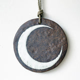 Ornament Large Rnd: Crescent / Tucker