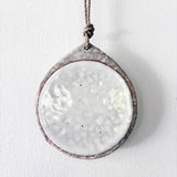 Ornament TDrop Large: Full Moon White