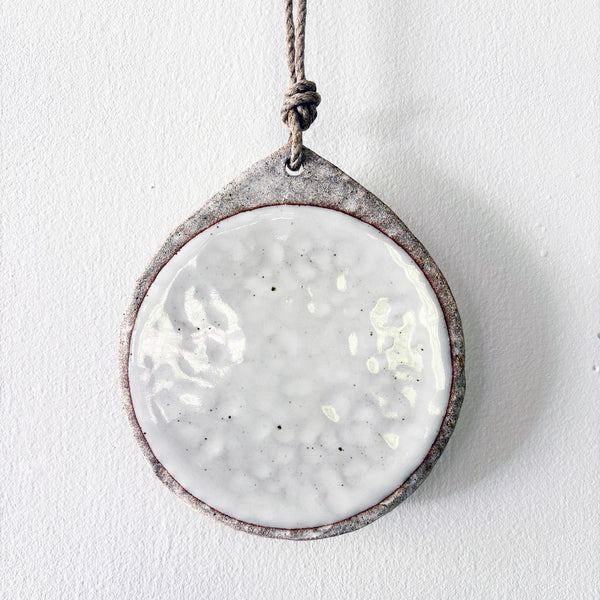 Ornament TDrop Large: Full Moon White