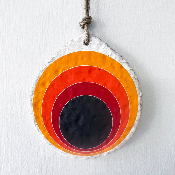 Ornament TDrop Lge: Nested Rainbow