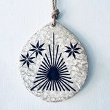 Ornament TDrop Lge: Portal Lines & Stars