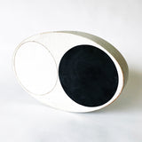 Oval: Domino Black