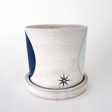 Planter: Domino Indigo (Split)