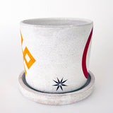 Planter: Endless Knot / Oroboro Red