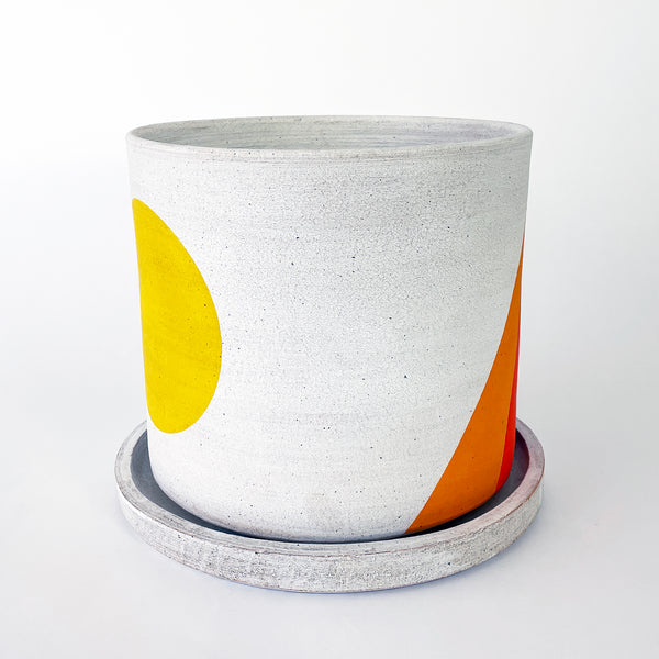 Planter: Prism Crescent Yellow