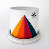 Planter: Prism / Full Moon White