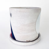 Planter: Prism / Full Moon White