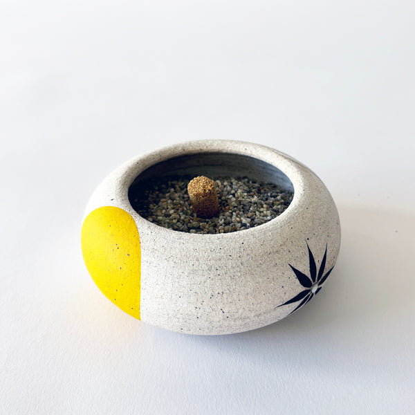 Rock Vessel XS: Crescent Yellow / Wht