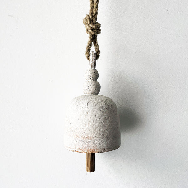 STUDIO SALE #108: Thrown Bell Small with 2 Balls