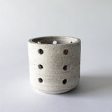 Tealight Lantern: Grid White