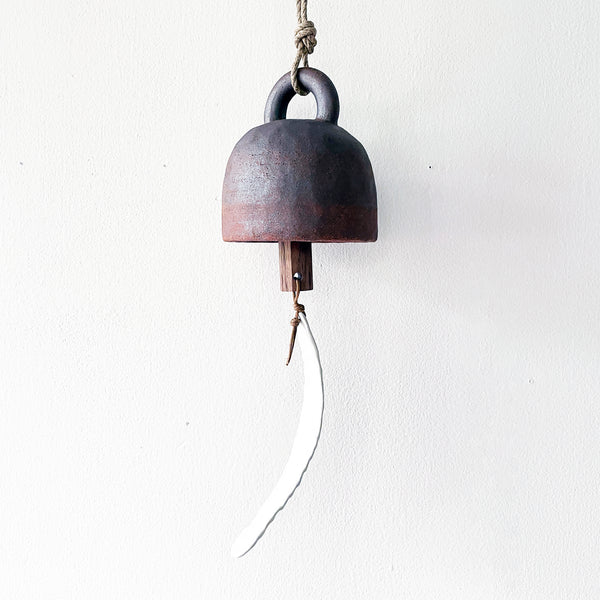 Thrown Bell Rnd: Porcelain Featherbone / TXD Hamm