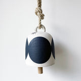 Thrown Bell Round: Four Indigo