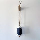 Thrown Bell Tall: Domino Indigo (Split)