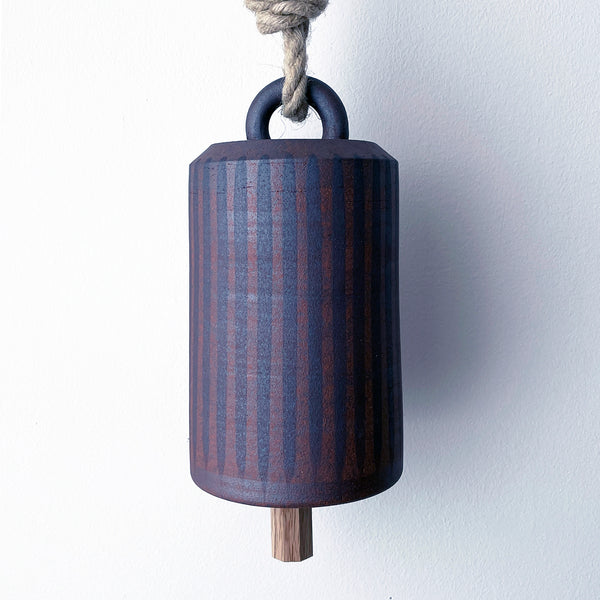 Thrown Bell Tall: Stripes Dk Brown / TXD