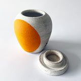 Memoriam Vessel TDrop: Full Moon & Marigold Sun